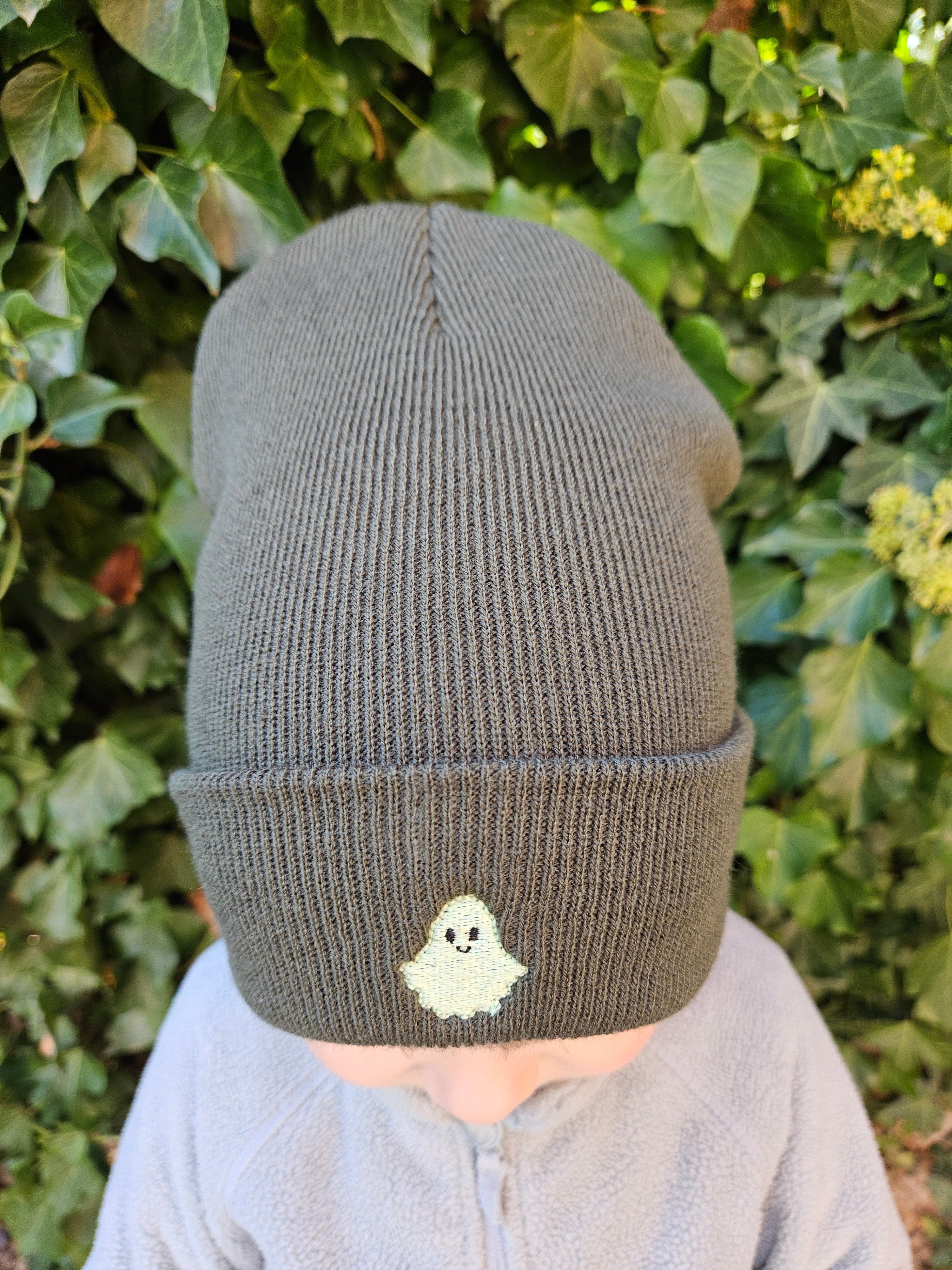 Glow in the dark ghost Beanie