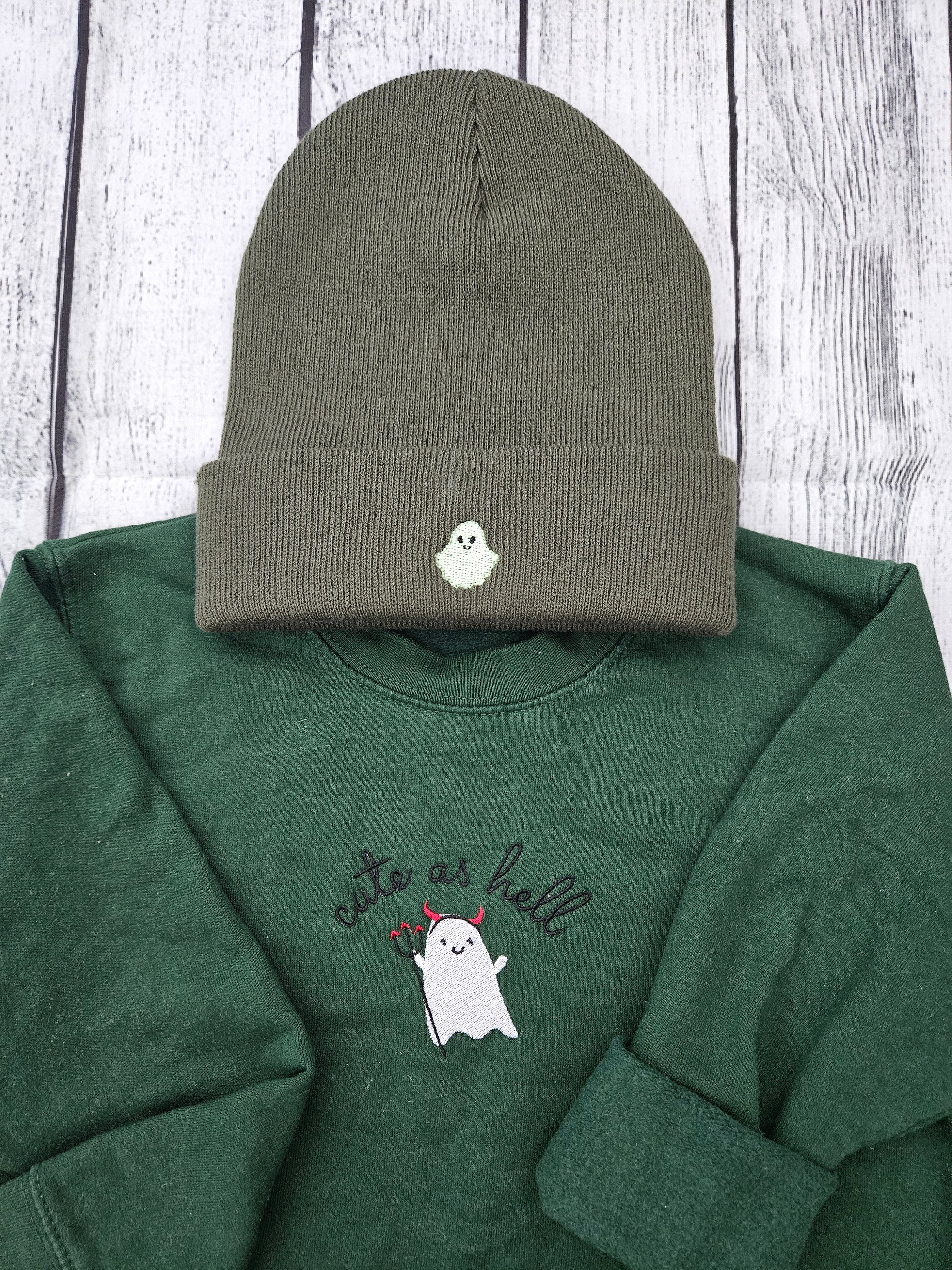 Glow in the dark ghost Beanie