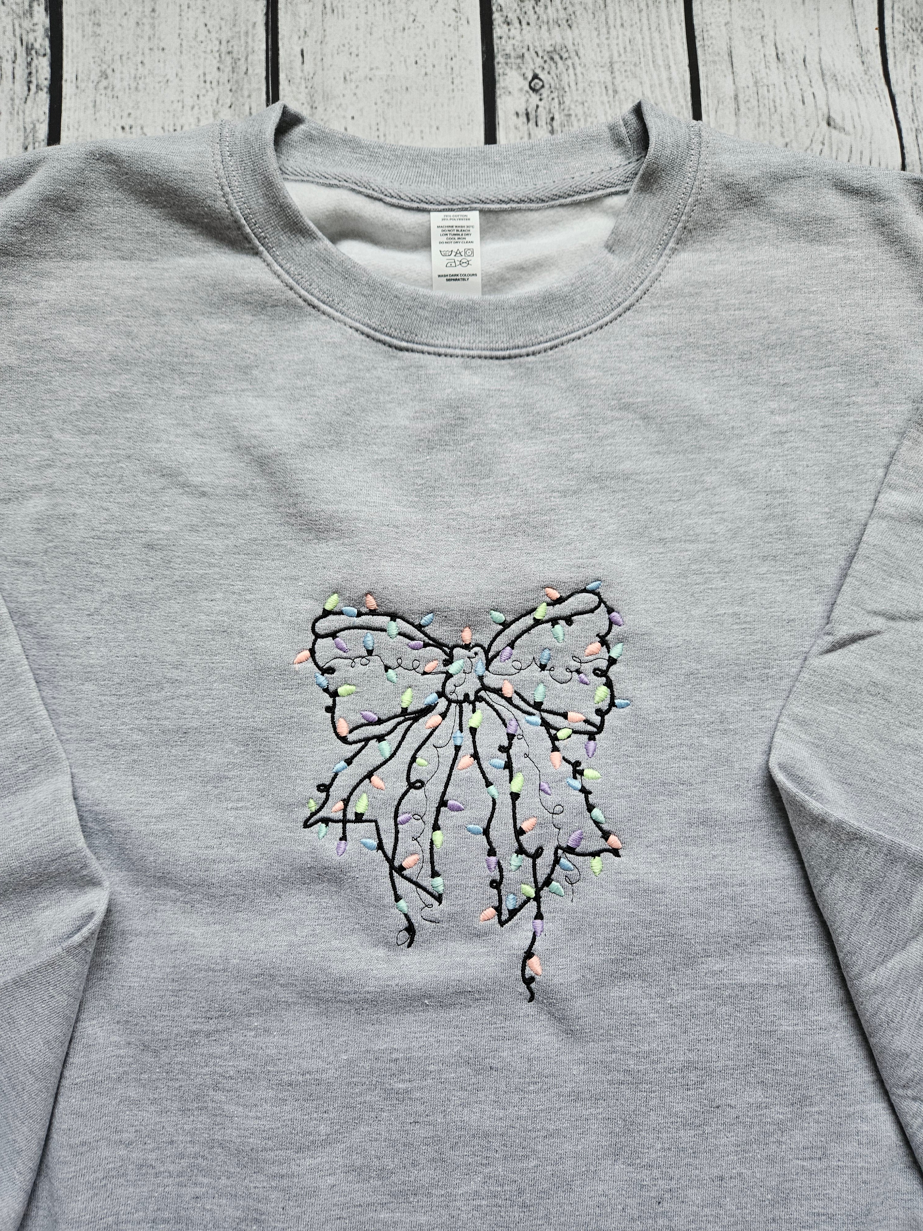 Glow in the dark Christmas lights Sweatshirt