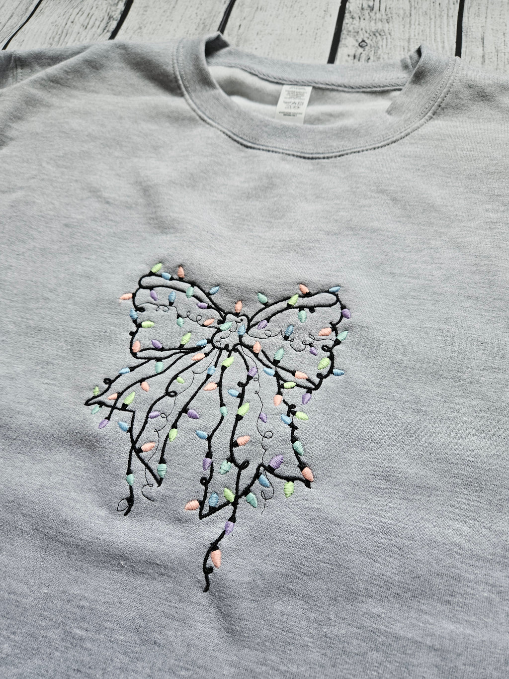 Glow in the dark Christmas lights Sweatshirt