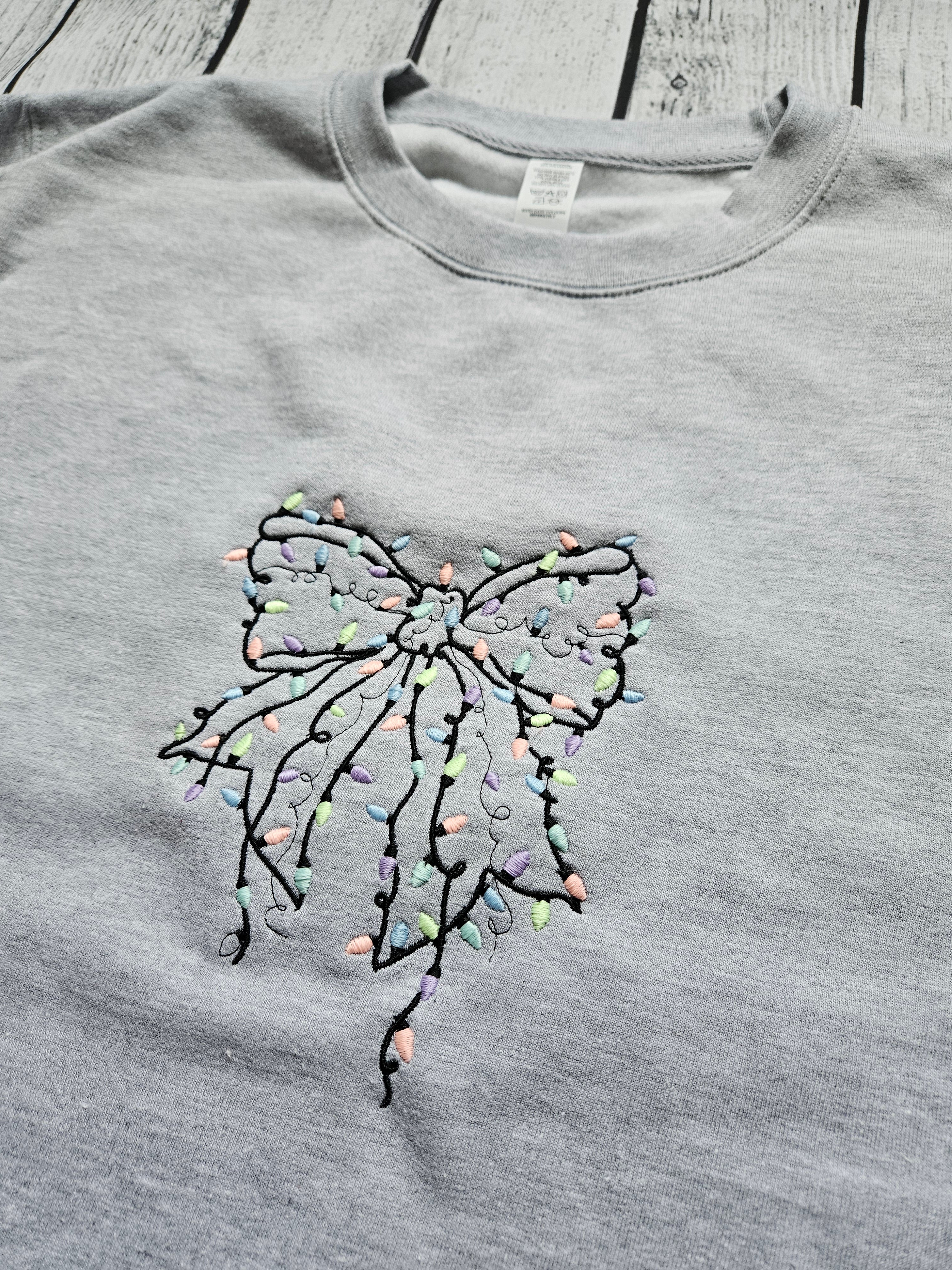 Glow in the dark Christmas lights Sweatshirt