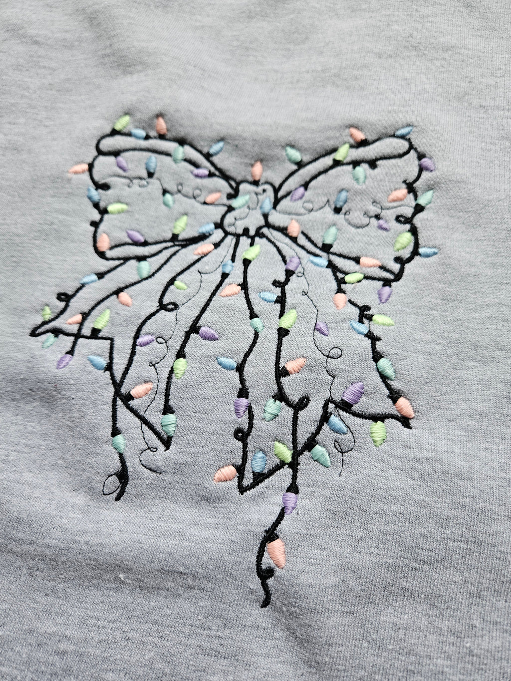 Glow in the dark Christmas lights Sweatshirt