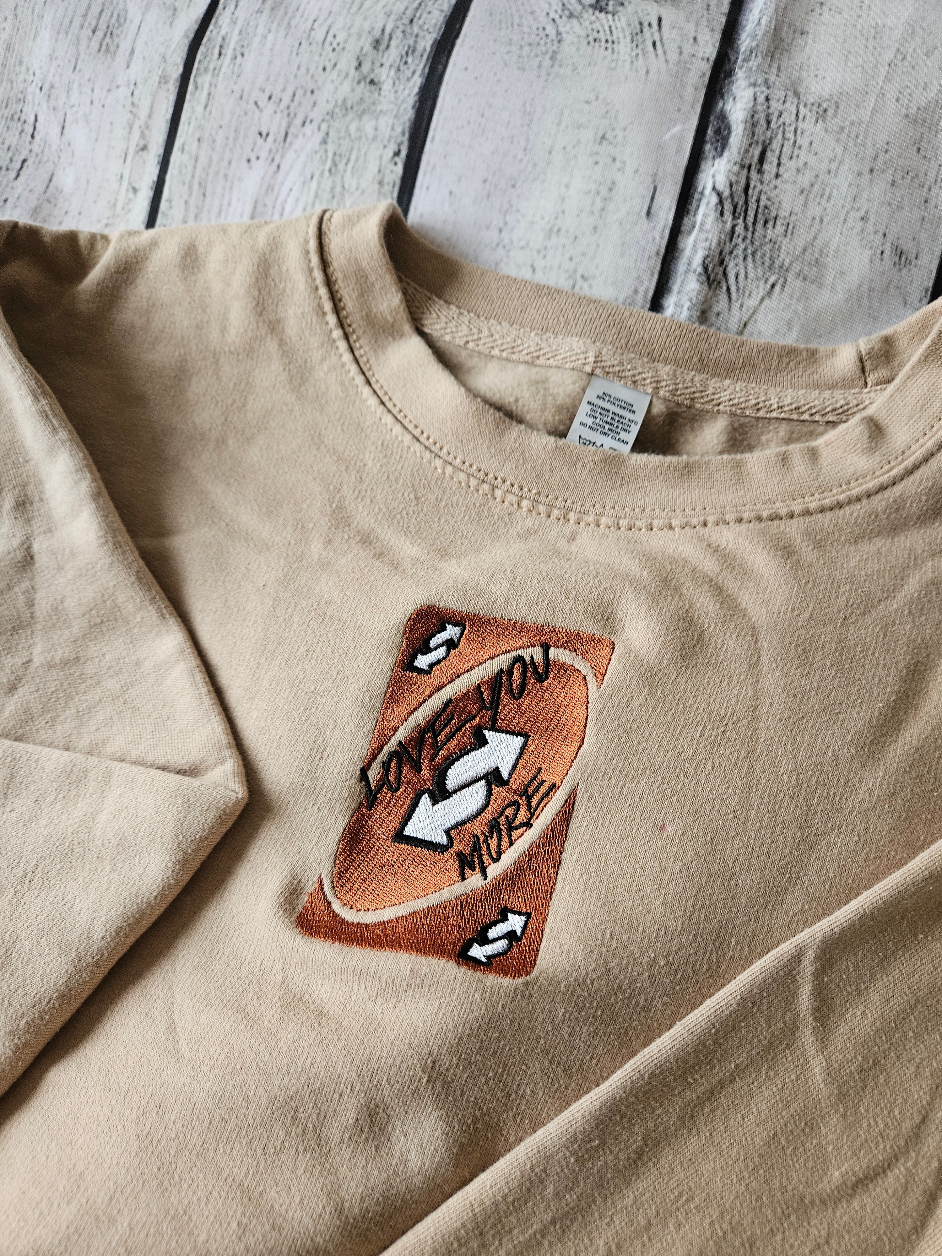 Love you more sweatshirt